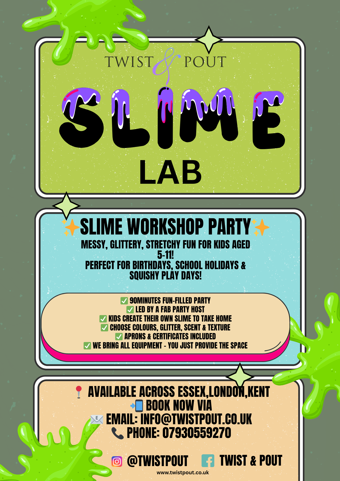 Slime Lab Flyer